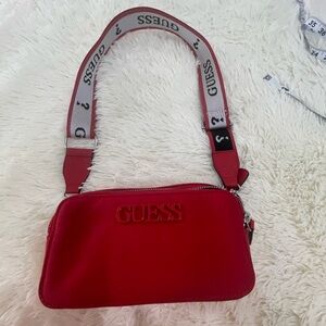 GUESS Bold Red Crossbody Bag